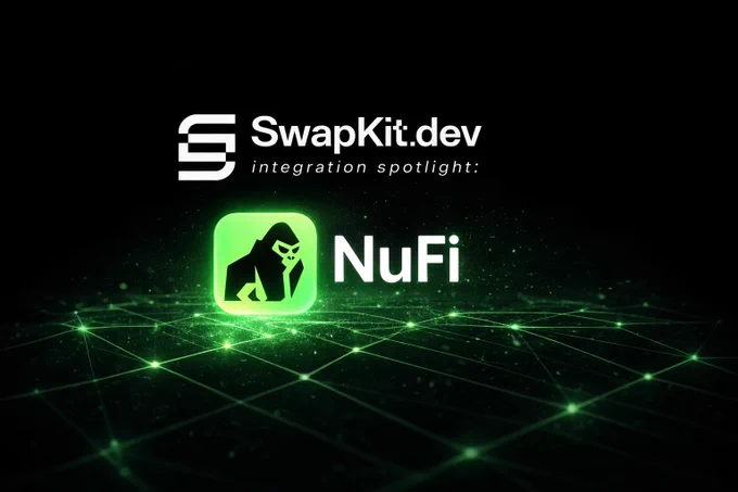 SwapKit <> NUFI integration spotlight banner