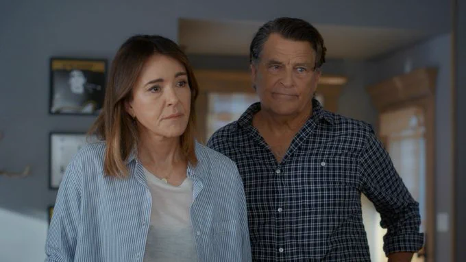 Christa Miller and Ted McGinley's Liz and Derek Bishop often insert themselves into the dramas of their friends' lives in Apple TV's Shrinking but how do they deal with dramas of their own?