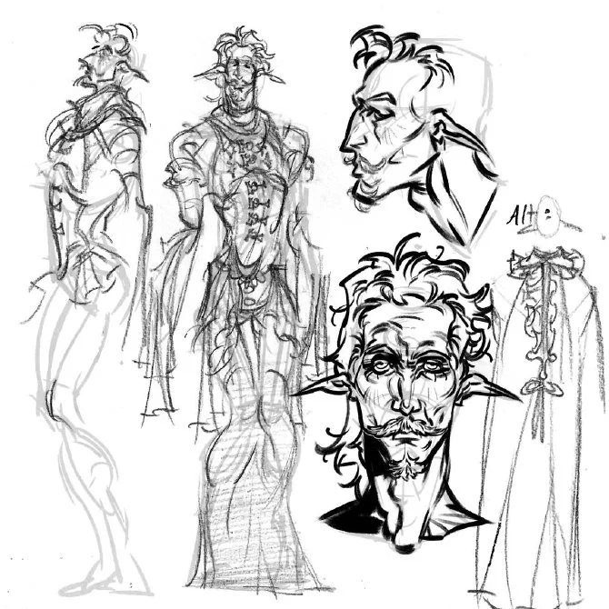 Character sheet of my original character for a project