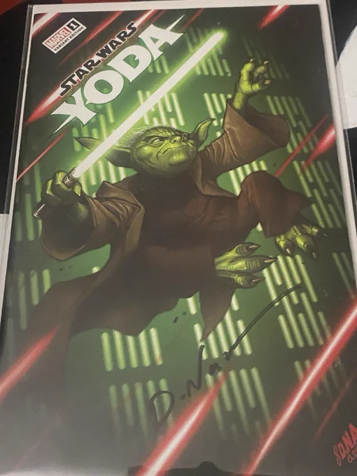 : Yoda #1 Signed By David Nakayama with COA