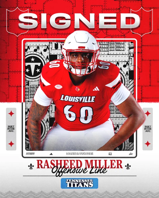 Rasheed Miller signs with the Tennessee Titans