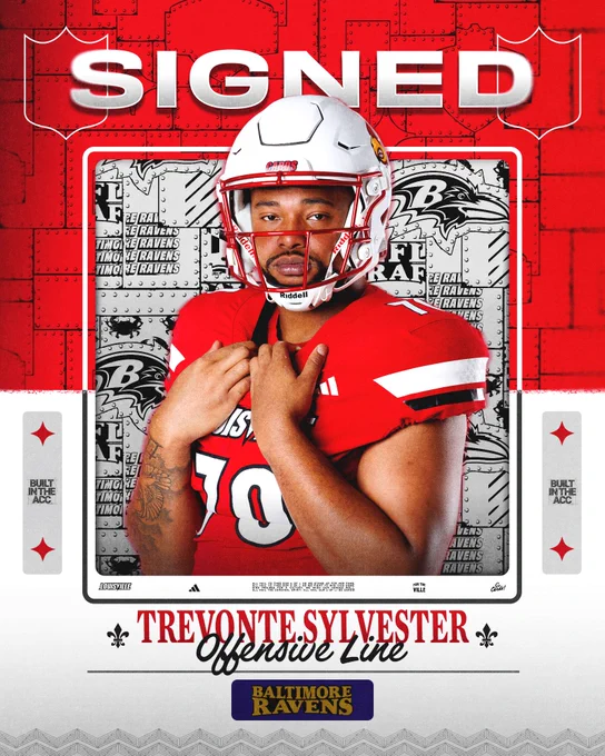 Trevonte Sylvester signs with the Baltimore Ravens