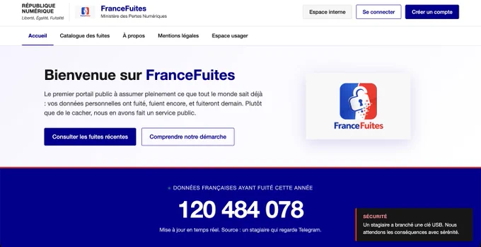 HOmepage francefuite