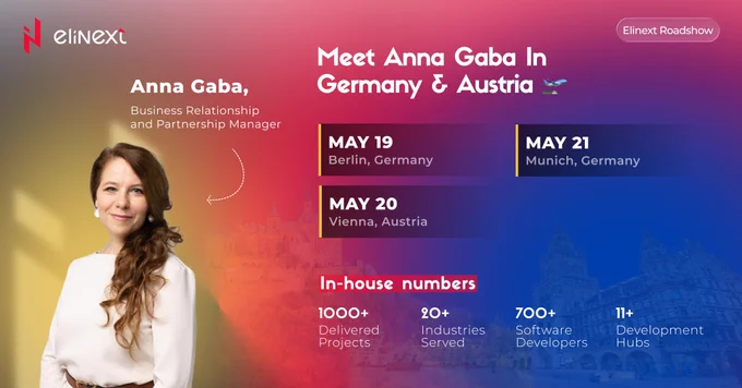 Elinext's Business Relationship and Partnership Manager coming to Europe May 2026!
