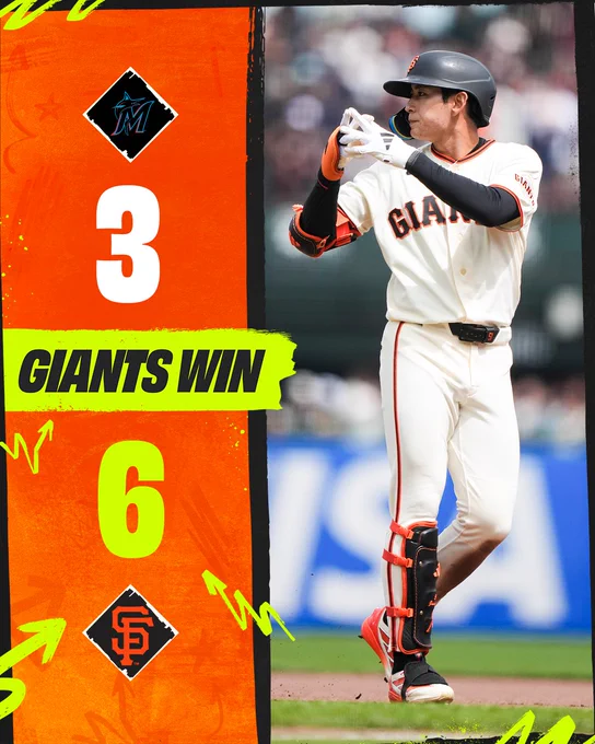 FINAL: Giants 6, Marlins 3