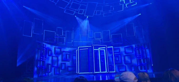 Das Bühnenbild des Musicals "Abenteuerland" im Metronom-Theater in Oberhausen