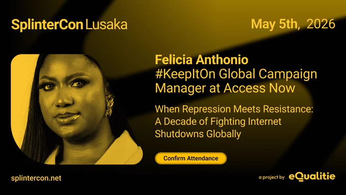 Felicia Anthonio, #KeepItOn Global Campaign Manager at Access Now. When Repression Meets Resistance: A Decade of Fighting Internet Shutdowns Globally.