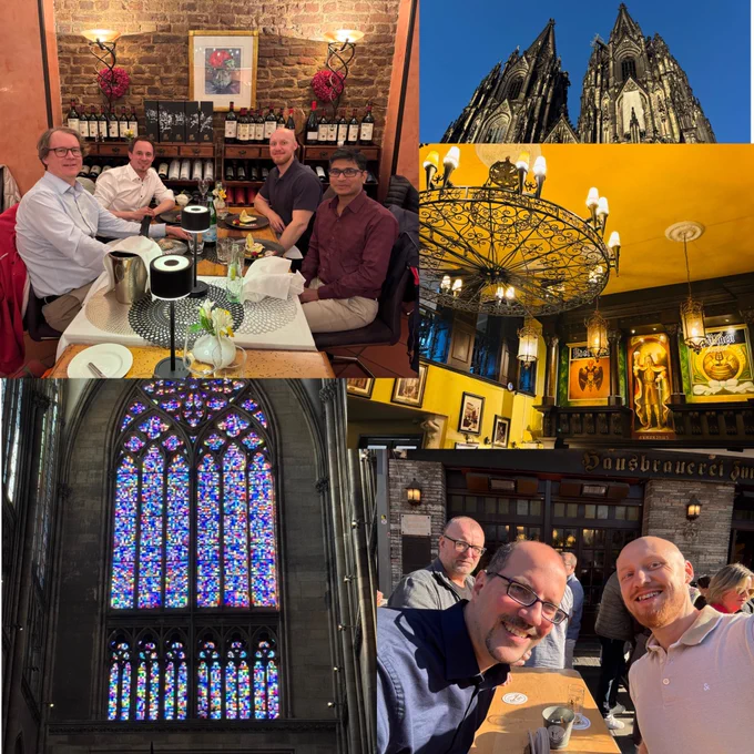 Sascha visiting the universities of Cologne and Duesseldorf