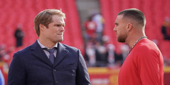 Greg Olsen reacts to Travis Kelce returning to the Chiefs next season
