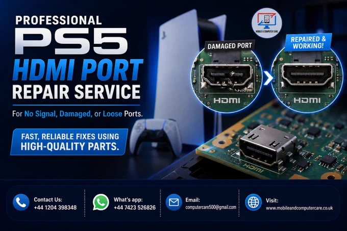 PS5 HDMI PORT REPAIR SERVICE 