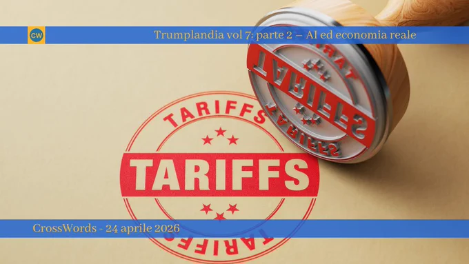 Trumplandia parte 2 - AI ed economia reale https://youtu.be/ZZRj40C9rjQ