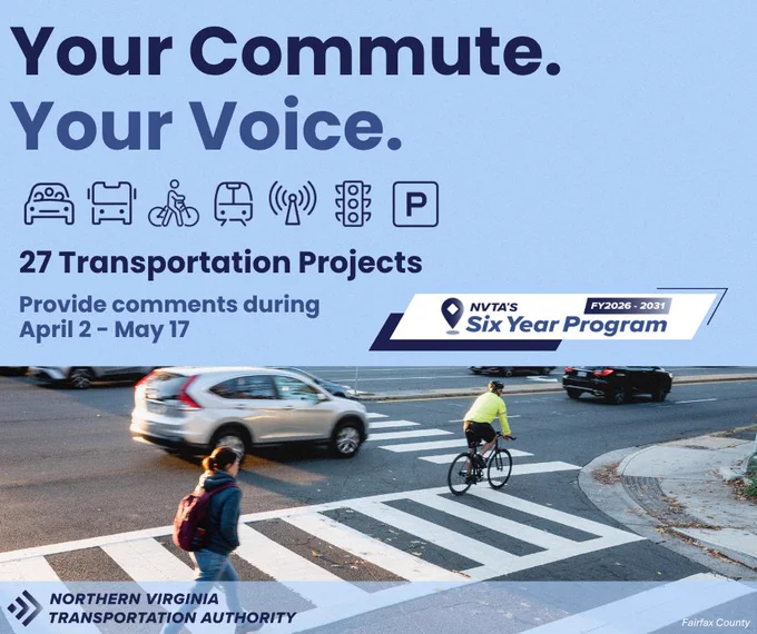 Your commute. Your voice. 27 transportation projects. Provide comments during April 2-May 17.