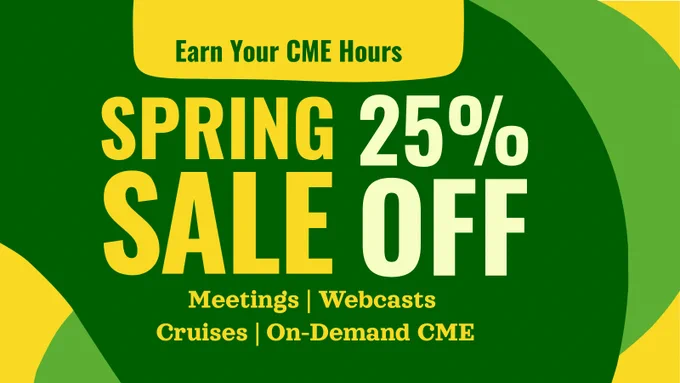 Save 25% off CME during our Spring sale. Use code SPRING26.