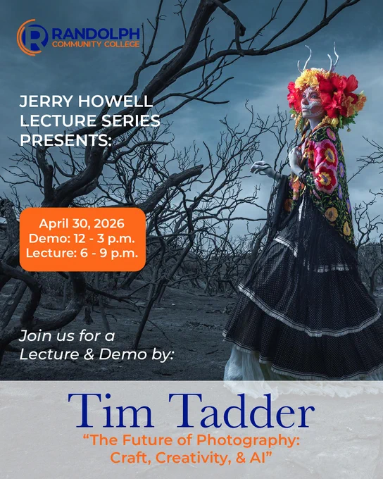 A person in elaborate Day of the Dead-inspired attire stands in a dramatic outdoor setting, showcasing artistic costume and photography.