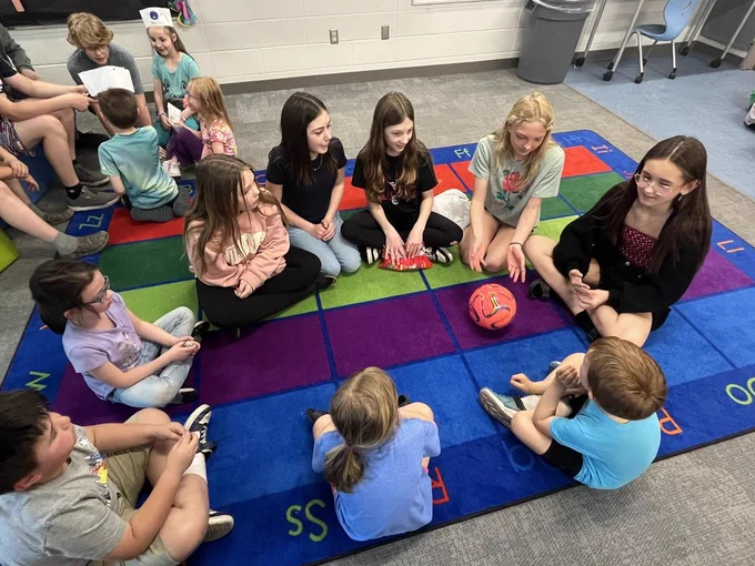 6th graders with K students