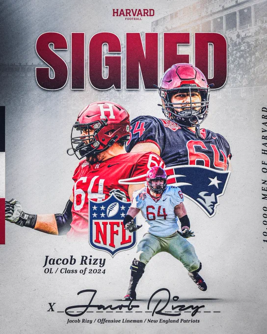 Jacob Rizy - Signed (Patriots)