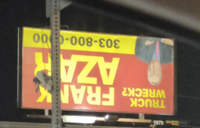 Upside Down Truck Man