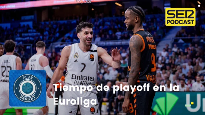 Programa 17x27 de 'Play Basket': Tiempo de Playoff en la Euroliga

- Radiografía de la situación del Barça Basket, con Xavier Saisó.

- Tertulia Euroliga y ACB con Miguel Martín Talavera, Ricardo González y Faustino Saez. 

- La NBA: José Ajero nos cuenta cómo van los playoff.

- Entrevista a Sandra Ygueravide y Vega Gimeno.