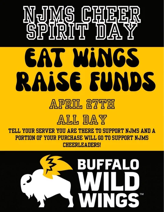 NJMS Spirit Day at Buffalo Wild Wings