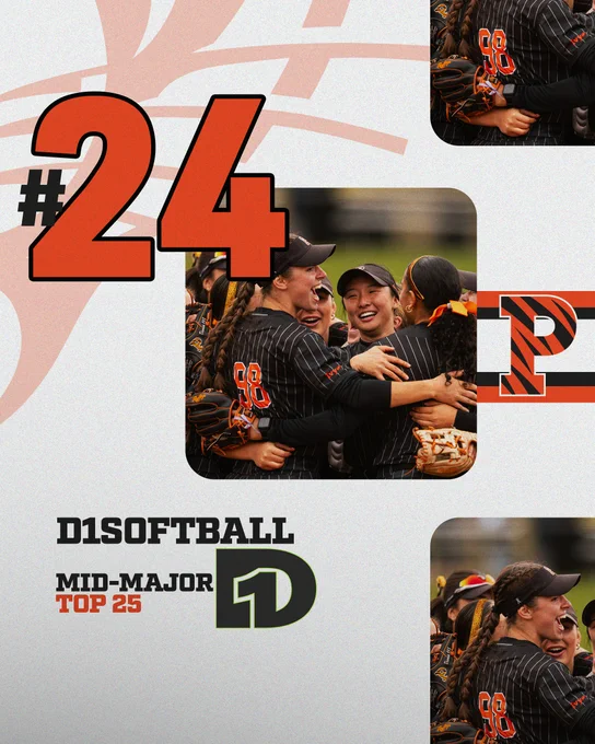 #24 d1 softball mid major top 25 players celebration photo
