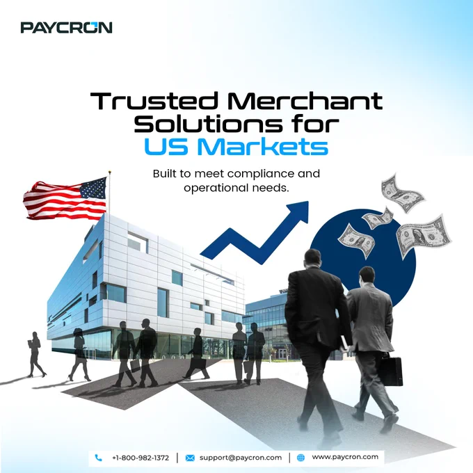 Trusted US merchant payment solutions by Paycron, helping businesses stay compliant, process payments securely, and manage operations with confidence.