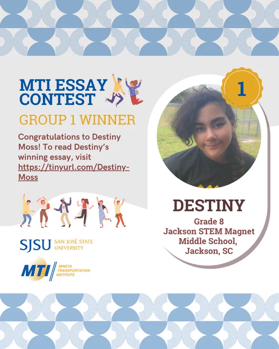 Destiny Moss (1st Place Winner – Group 1)