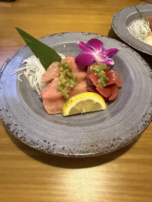 Chu toro and blue fin tuna toro