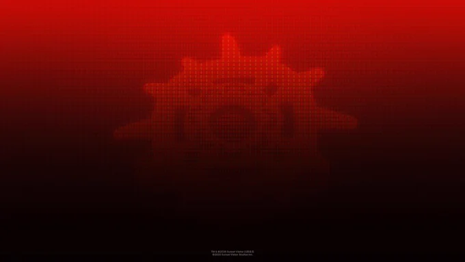 Red and black teaser with??? A ring?? In the center??? It's something! 