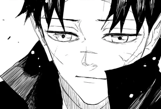 A panel of Chihiro from Kagurabachi, staring fondly.