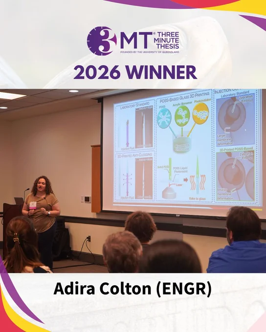 Photo of Adira presenting 