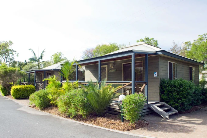 Cabins at the NRMA Ocean Beach Holiday Resort