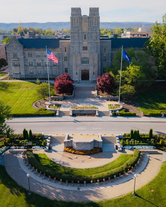 A photo shows the April 16 Memorial.