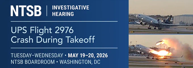 Graphic for UPS Flight 2976 Hearing

