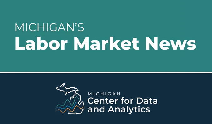 Michigan's Labor Market News. Logo for the Michigan Center for Data and Analytics