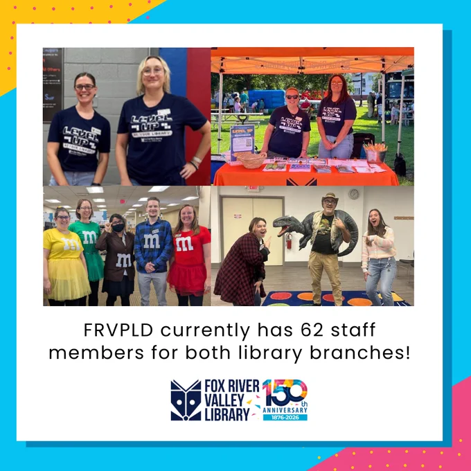 FRVPLD has 62 staff members!