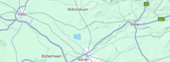 Roughly the area of the Great Secret of the men of Dea, Co Louth, map data © Google 2026