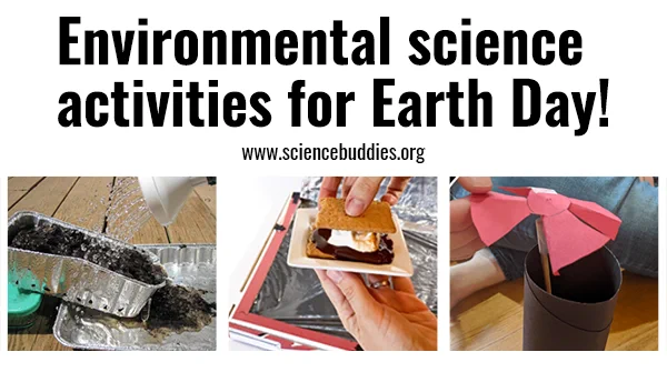 Three images from student STEM projects.