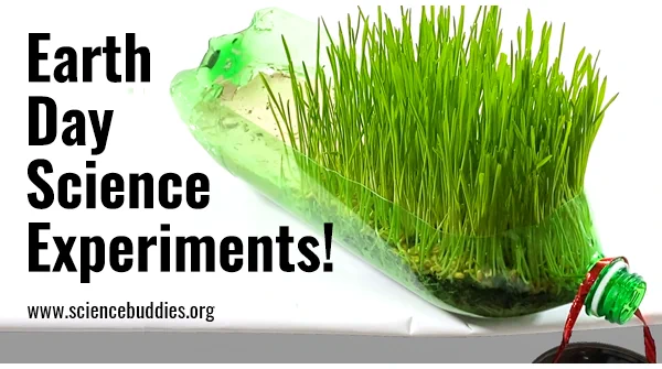 Rain garden experiment - part of Earth Day collection