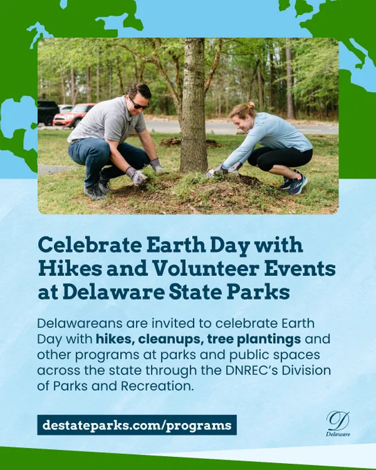 Celebrate Earth Day with hikes and Volunteer Events at Delaware State Park