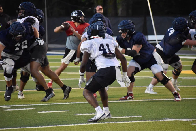 Linebacker in pass drop.