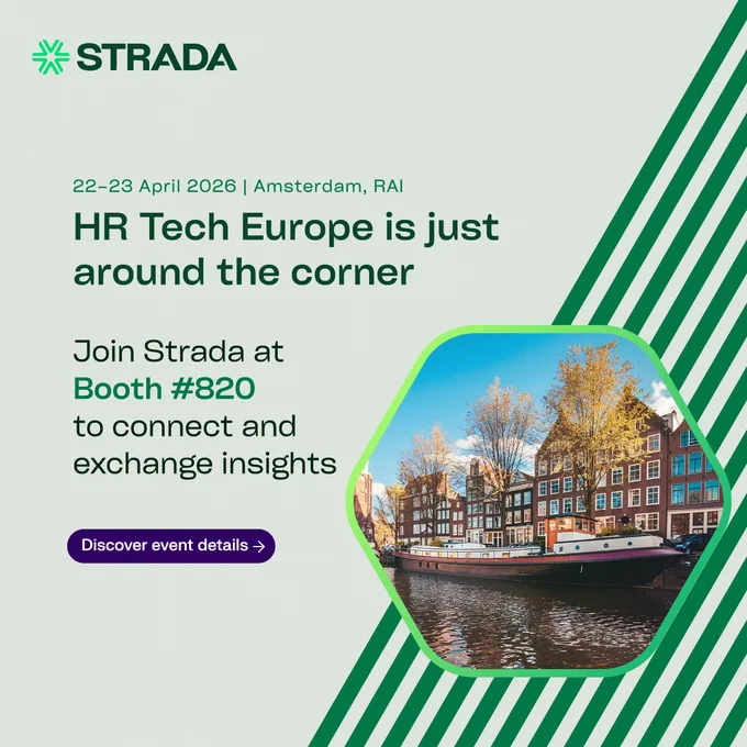 Join Strada at HR Tech Europe booth 820