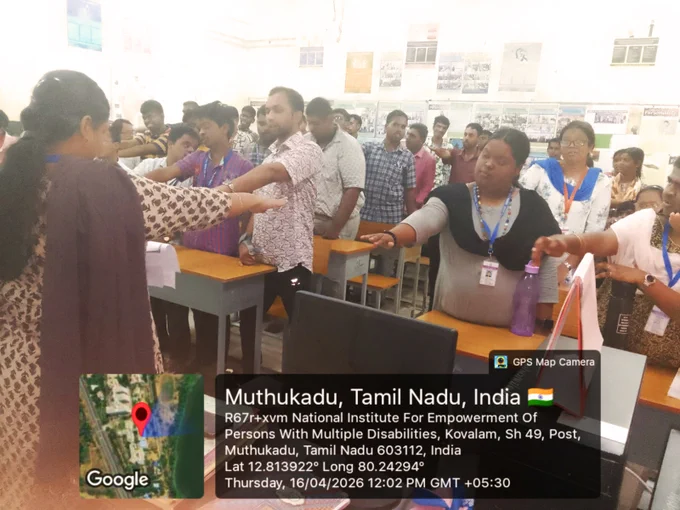 The Skill Development Training Students (PwDs) took a equality pledge on 13th April 2026 in observance of 'Equality Day' as part of commemoration of birth anniversary of Dr. B. R. Ambedkar.