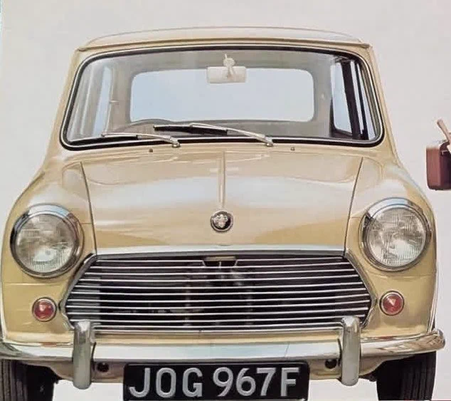 #AustinMini engine bay stickers by http://miniphernalia.co.uk