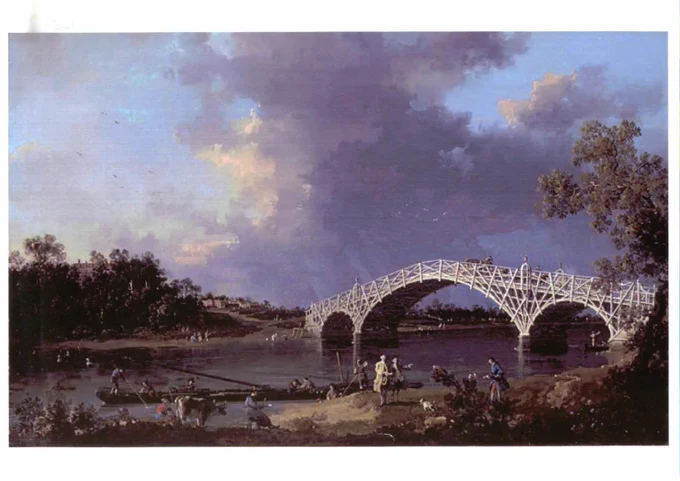 Walton Bridge by Canaletto
