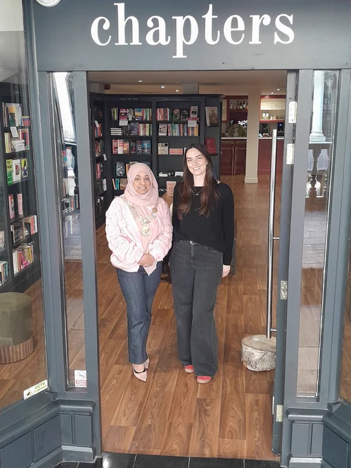 I was pleased to visit the newly opened Chapters Book Café
