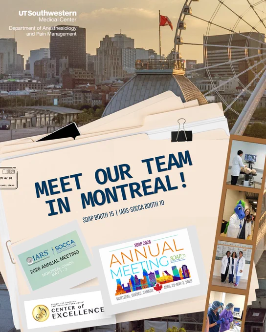 Meet our team in Montreal! SOAP Booth 15 | IARS-SOCCA Booth 10.
