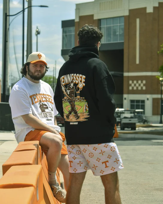 Sam and Nolan modeling the Dark Horse NYC Tennessee collection. 