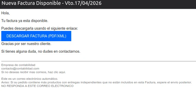 Spanish malspam