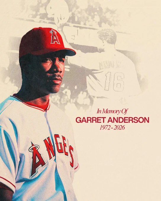 In Memory of Garret Anderson (1972 - 2026). 