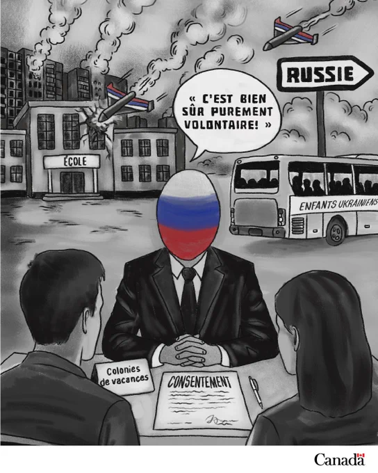 [École] 
« C’est bien sûr purement volontaire! » 
[Russie] 
[Colonies de vacances] 
[Consentement] 